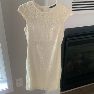 Off-White Lace Dress